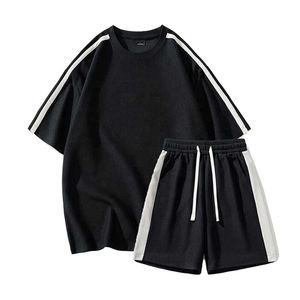 Custom Men Sports Tracksuit <b>Set</b> Printed T Shirt Shorts Gym Workout Athletic Wear Summer Breathable Fitness Clothing - Product Image 4