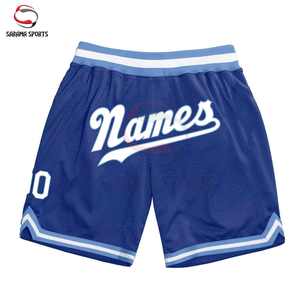 Shorts de basketball pour hommes en polyester avec logo personnalisé, impression par sublimation, vente en gros, shorts de basketball d'été pour hommes - Product Image 5