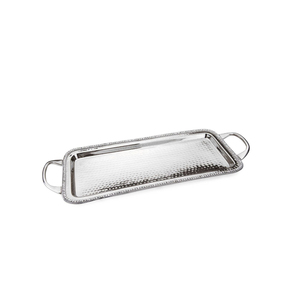 Bandeja de Servir de Acero Inoxidable Forjada a Mano con Asas, Elegante Plato Decorativo Octagonal de Metal para Decoración de Hoteles y Restaurantes - Product Image 2