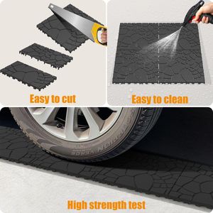 Easy DIY <b>Interlocking</b> 12\" Patio Deck <b>Tiles</b> with Stone Texture Quick Installation Modular Flooring for Courts Outdoor Decking - Product Image 6