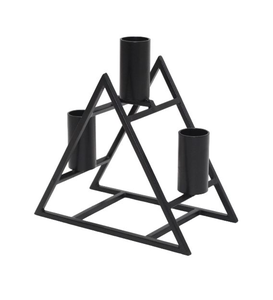 Candelabro de Aluminio Estilo Nórdico, Minimalista Escandinavo, Moderno, Hecho a Mano, Impermeable, Decoración de Mesa para Hogares Elegantes - Product Image 3