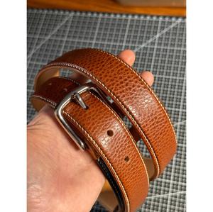 Ceintures en cuir de style européen avec boucle en laiton, ceinture en cuir véritable pour accessoires masculins, style formel, ceintures de luxe, meilleur prix - Product Image 5