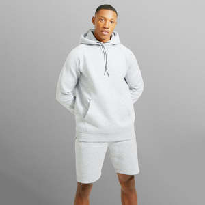 Conjunto de Sudadera con Capucha y Pantalones Cortos para Hombre, Cómodo, Transpirable, Informal, Ligero y Holgado - Product Image 2