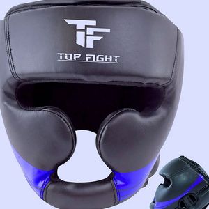 อุปกรณ์ป้องกันศีรษะสำหรับชกมวย Top Fight สีแดง ทำจากวัสดุ PU ระบายอากาศได้ดี เหมาะสำหรับการฝึกซ้อมและการต่อสู้สำหรับผู้ใหญ่ - Product Image 4