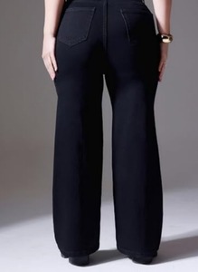 Medium-wash Dark-wash Light-wash Ladies Jeans <b>Boot</b> Cut Mid Waist Eco-Friendly Vintage Denim - Product Image 3