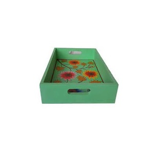 Plateau imprimé en MDF multicolore, excellent rapport qualité-prix, pour mariage, maison, table, rangement alimentaire, fruits, plateau de service, imprimé personnalisé, vente chaude - Product Image 3