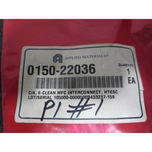 AMAT 0150-22036 Rev A, C/A E-Clean MFC - Équipements et pièces semi-conductrices d'occasion fiables à l'échelle mondiale - Product Image 1