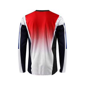เสื้อเจอร์ซีย์ขี่มอเตอร์ไซค์แขนยาวผู้ชาย แห้งเร็ว ผลิตจากโพลีเอสเตอร์ สำหรับขี่ออฟโรด ดีไซน์ไล่เฉดสี แขนยาว ใส่ได้ทุกฤดู - Product Image 2
