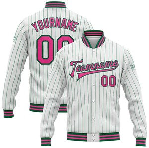 Veste imprimée Varsity personnalisée avec le nom de l'équipe, 100% coton, antibactérienne - Product Image 5