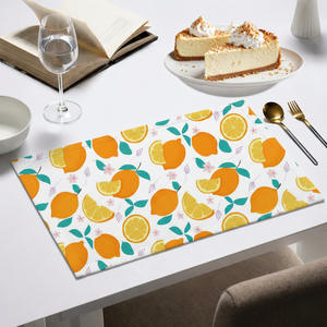 Sets de table réutilisables en tissu épais et lavable, antidérapants et résistants à la chaleur - Product Image 2