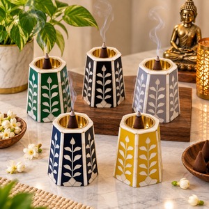 Multifunctional Bone Material Eco-Friendly Durable <b>Burner</b> Holder Incense Aromatic Fragrance Essential <b>Oils</b> Home Office - Product Image 1