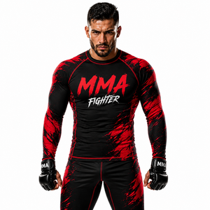 Maillots de protection sublimés personnalisés, fabricant sur mesure, vêtements MMA haute performance pour le grappling et l'entraînement No-Gi - Product Image 2