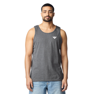 <b>Mens</b> Fitness Tank Top Sleeveless Athletic Workout Gym Running Casual <b>Training</b> Soft Cotton Blend Summer Muscle <b>Vest</b> Knitted Logo - Product Image 1