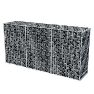 Panier de gabion en acier galvanisé 78.7 \ "x19.7 \" x39.4 \ "pour clôtures treillis et portails - Product Image 3
