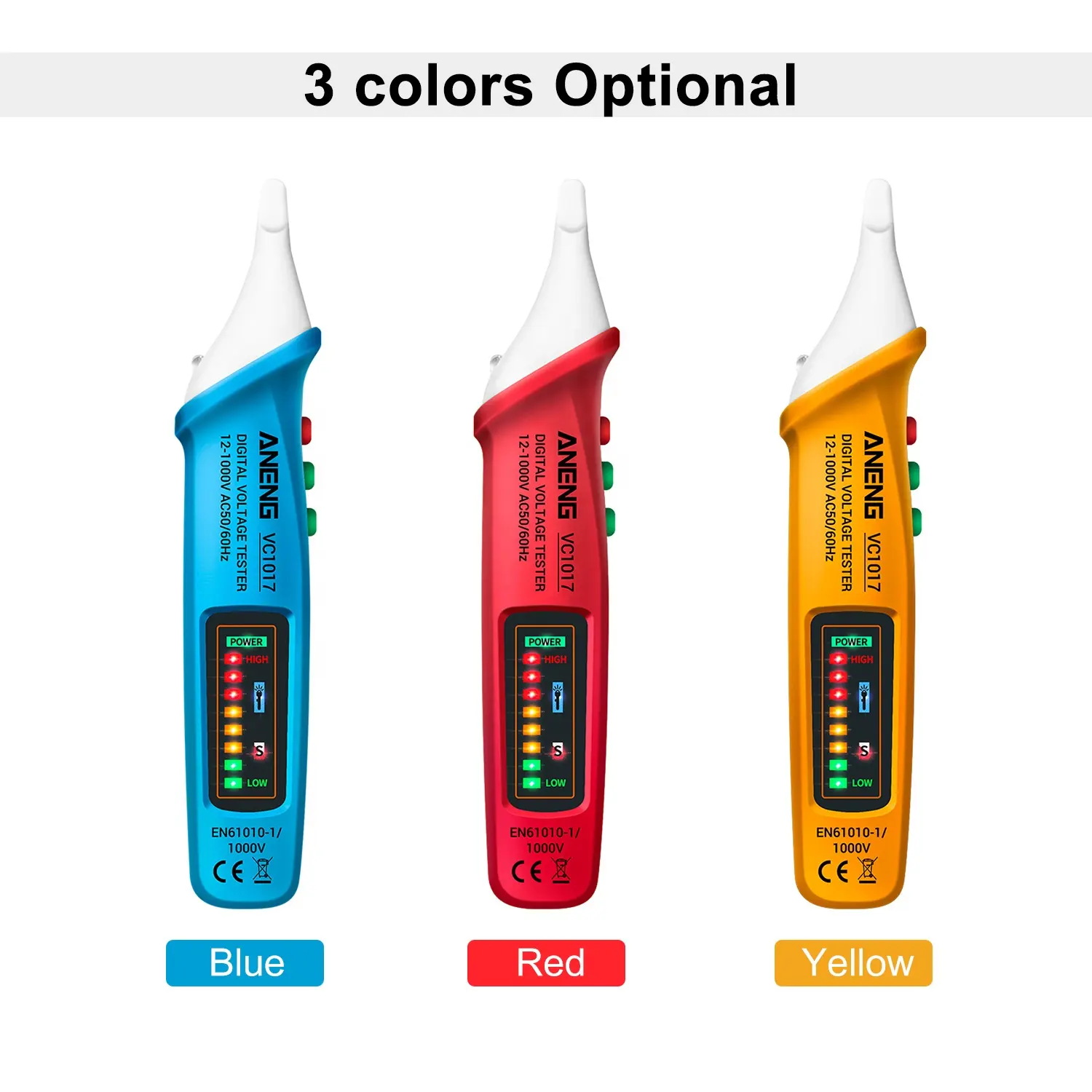 Wechsels pannungs detektor Schaltung tester Stift Spannungs prüfer Erkennung Elektriker Smart Test Pen für ANENG VC1017