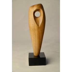 Sculpture en bois artisanale pour la décoration intérieure et le style d'intérieur - Product Image 1