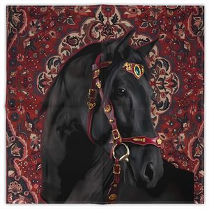 Pañuelo Personalizado 100% Algodón, Diseño Liso y Moderno, Sin Costuras, con Patrón de Puntos y Letras para Adultos, para la Temporada de Primavera - Product Image 3