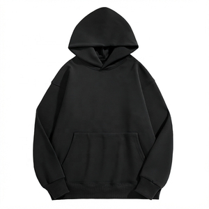 Sudadera con Capucha Negra para Hombre, con Forro, Personalizada con Estampado, para Otoño y Primavera, Venta Directa de Fábrica - Product Image 4