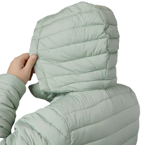 Nouvelle conception de veste matelassée imperméable à col montant en toile personnalisée pour hommes, hiver - Product Image 3