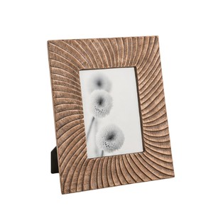Custom Size Modern Curved <b>Wood</b> Photo <b>Frame</b> Vintage Solid Wooden <b>Picture</b> <b>Frame</b> Set for Desktop Display and Housewarming Gift - Product Image 2