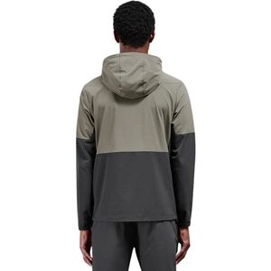 Chaqueta Cortavientos Técnica de Invierno con Capucha, Bloques de Color en la Parte Delantera, Gruesa, Transpirable, Resistente al Agua, con Media Cremallera para Deportes al Aire Libre - Product Image 2