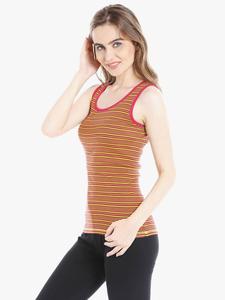 Camiseta Deportiva de Tirantes para Mujer, con Cuello Redondo, Tejida, de Spandex y Poliéster, Transpirable, para Hacer Ejercicio - Product Image 5