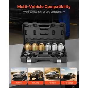 Kit de Herramientas de Reparación Automotriz de 26 Piezas, Herramientas de Extracción e Inserción de Bujes de Acero, Compatible con Motores LCV y HGV, con Estuche de Transporte - Product Image 2