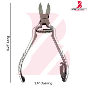 Nouvel ensemble d'instruments de podologie en acier inoxydable de qualité supérieure : lime à ongles, coupe-ongles, pince et lime à cuticules - Product Image 5