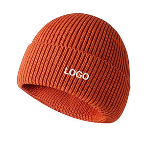 Customizable <b>Winter</b> Warm Knit Fisherman Beanie <b>Cap</b> <b>for</b> <b>Men</b> and Women with Blank or Designer Logo - Product Image 1