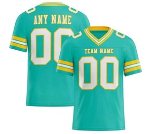 Maillot de football américain de qualité supérieure pour hommes, respirant, 100% polyester, fabriqué aux États-Unis - Product Image 6