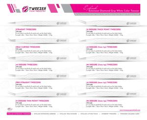 Pinzas de pestañas clásicas y de volumen hechas a mano con herramienta de belleza de Punta puntiaguda para una mayor seguridad y mejores resultados - Product Image 6