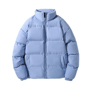 Wholesale Unisex Stand Collar Padded Jacket Multi Color Minimalist Winter <b>Warm</b> Quilted Coat Factory Direct Low Moq Supplier - Product Image 4