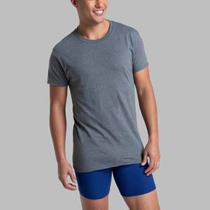 Camiseta Deportiva de Manga Corta para Hombre, Cuello Redondo, Algodón, Color Negro y Gris Personalizado - Product Image 6