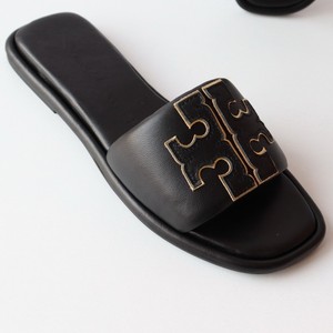 Sandales Tory Burch pour hommes 2025 TB Fashion, en cuir véritable, doublure en cuir, toutes saisons, pour la maison, la plage, tongs à bout ouvert - Product Image 2