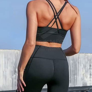 Conjunto de Yoga para Mujer de Diseño Moderno y Alta Calidad, Transpirable, de Secado Rápido y Ecológico, Conjunto de 2 Piezas al por Mayor - Product Image 6