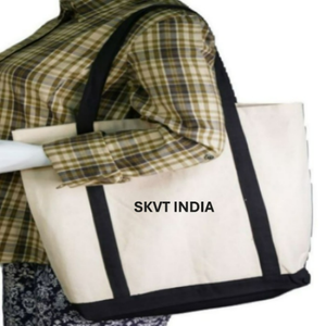 Customized <b>Large</b> Capacity Cotton <b>Canvas</b> Tote <b>Bag</b> Top Handled Eco-Friendly Reusable Grocery <b>Bag</b> Promotional Style Cotton Tote <b>Bag</b> - Product Image 6