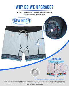 Comfortable Everyday Shorts for Gym Running and Outdoor Activities Stylish Slim Fit Shorts Drawstring Waist - Product Image 5