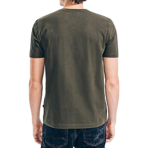 Brand New <b>100</b>% Cotton V-neck T-<b>shirt</b> High Quality Blank Casual Knitted Men Long-sleeved Solid Color Breathable with Oem - Product Image 5
