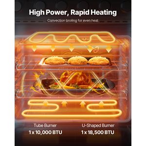 Cuisinière à gaz 30 pouces en acier inoxydable, autoportante, avec 5 brûleurs hermétiques et grilles faciles d'accès - Product Image 4