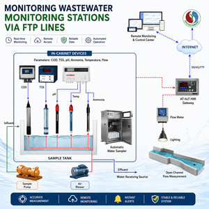 Estación Automatizada de Monitoreo de Aguas Residuales |   ESTACIONES DE MONITOREO DE AGUAS RESIDUALES A TRAVÉS DE LÍNEAS FTP - OEM Disponible - Product Image 1