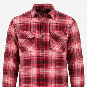 New Customized Cotton Fabric Windproof Breathable <b>Winter</b> Plus Size Adult <b>Men</b> Flannel <b>Shirts</b> At Reasonable Price <b>For</b> Sale - Product Image 6