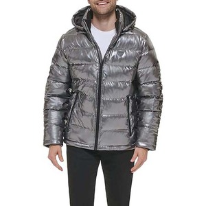 High Street New Arrival Horse Riding Puffer <b>Jacket</b> Zipper Cargo Fashion Men's Windproof Stand Collar Sleeveless Winter <b>Jacket</b> - Product Image 2