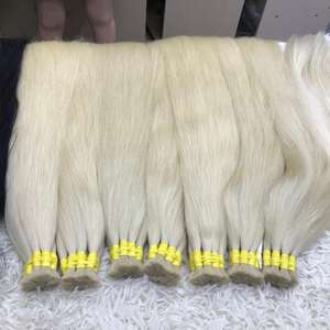 Vente en gros d'extensions de cheveux humains vierges en vrac de couleur blonde Paquets vietnamiens de qualité VIP des vendeurs - Product Image 4