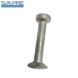 <span class=keywords><strong>Goujon</strong></span> d'<span class=keywords><strong>ancrage</strong></span> sphérique personnalisable en acier pour mur en béton préfabriqué, certifié CE, matériaux de construction durables - Product Image 2