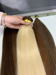 ผมต่อแท้เวียดนาม Nasa Hair น้ำหนัก 100 กรัม สีอ่อน ความยาว 55 ซม. แบบปลายแบน เย็บด้วยเครื่องจักร แบบ Double Weft Super Double Drawn - Product Image 1