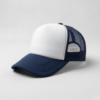 Gorra de béisbol de malla con logo personalizado, gorra deportiva de poliéster ajustable con tira, venta al por mayor directa del fabricante OEM
