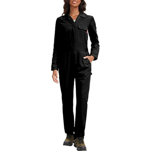 Conjunto de Ropa de Trabajo Unisex, Camisa de Manga Corta y Pantalones de Color Sólido, Viscosa/Poliéster, Transpirable, de Secado Rápido, Ecológico, Estilo Casual de Primavera - Product Image 1