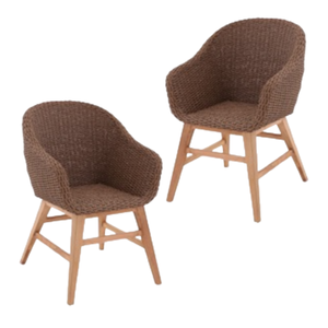 Prix de gros Chaise en rotin pour restaurant avec support en bois massif Chaises de salle à manger directement à l'usine - Product Image 1