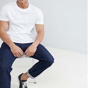 T-shirt de sport en coton tricoté 100 % pour homme, grande taille, style streetwear, motif géométrique personnalisé sur le devant, prix d'usine du fabricant OEM - Product Image 3