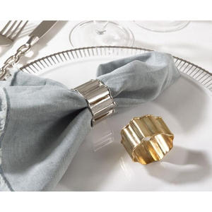 Anillos de Servilleta de Metal de Lujo para Hoteles y Eventos, Porta Servilletas Decorativos con Diseño Floral, Anillos para Servilletas a Precio Económico - Product Image 6